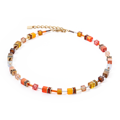 GeoCUBE Iconic Necklace Sunset Gold