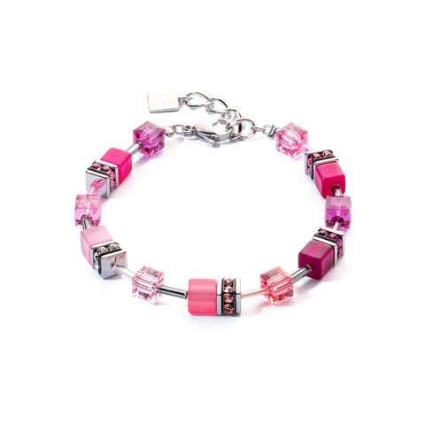 GeoCUBE Iconic Bracelet Viva Magenta