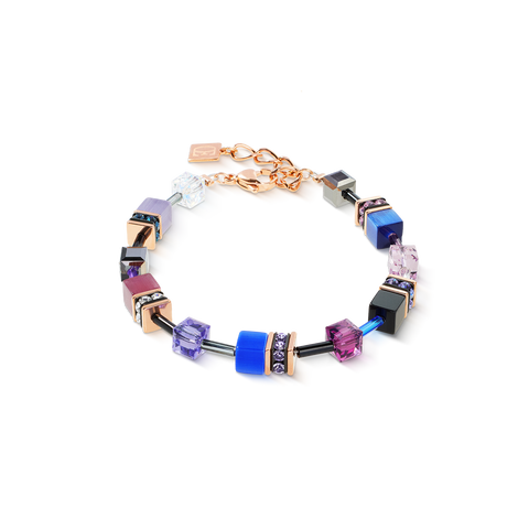 GeoCUBE Iconic Bracelet Blue Moon Rose Gold