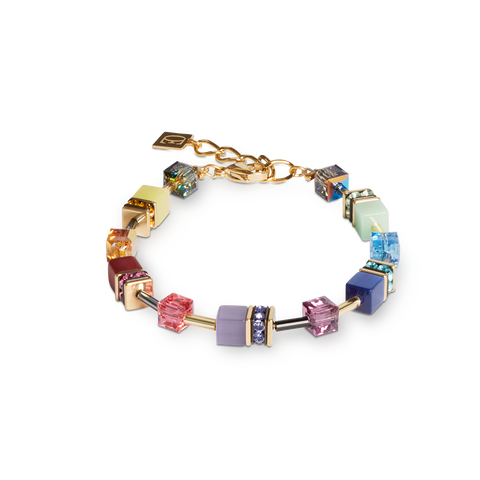 GeoCUBE Iconic bracelet Festive gold-multicolour