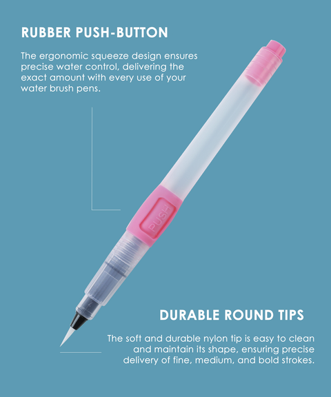 Premium Water Brush Pen Set of 3