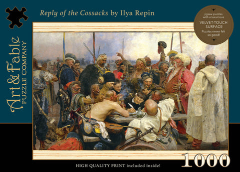 Reply of the Cossacks, 1000-pc Velvet-Touch Puzzle