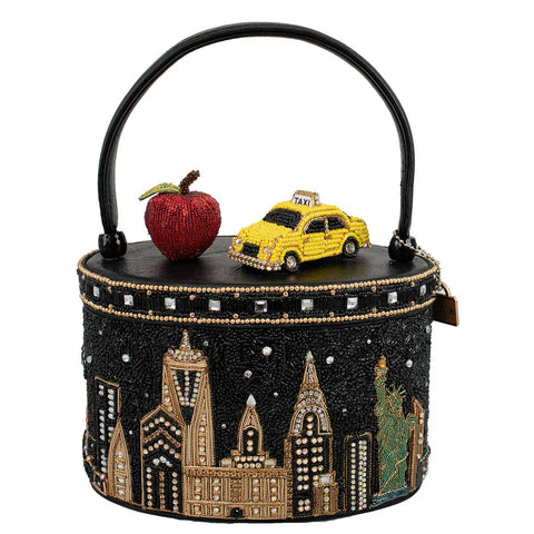 City Lights New York Inspired Top Handle Bag