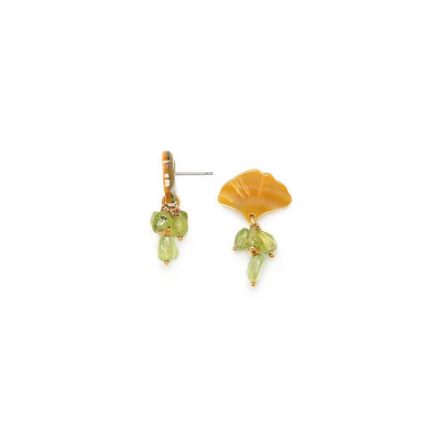 Nature Bijoux Gingko Top Earring