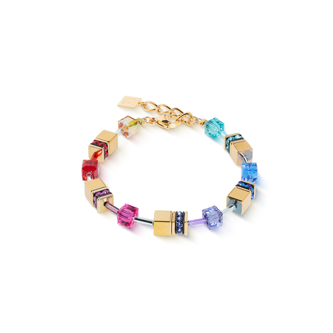 GeoCUBE Iconic Metallic bracelet Rainbow Gold