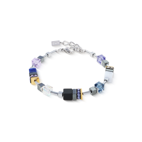 GeoCUBE Precious Motion Bracelet Blue Moon Bicolour
