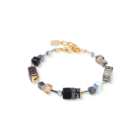 GeoCUBE Precious Motion Bracelet Stone Whisper Gold