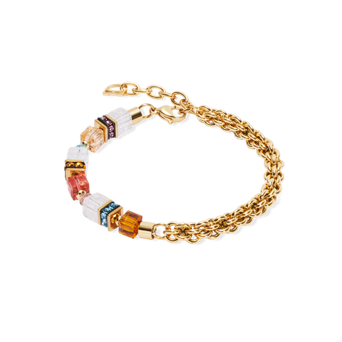 GeoCUBE Fusion Summer bracelet gold-sunset