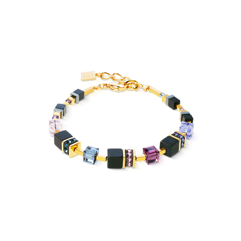 GeoCUBE Precious Classic Bracelet Blue Moon Gold