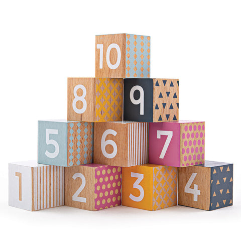 Wooden Number Blocks