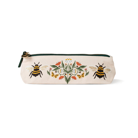 Bee Floral Flat Bottom Pencil