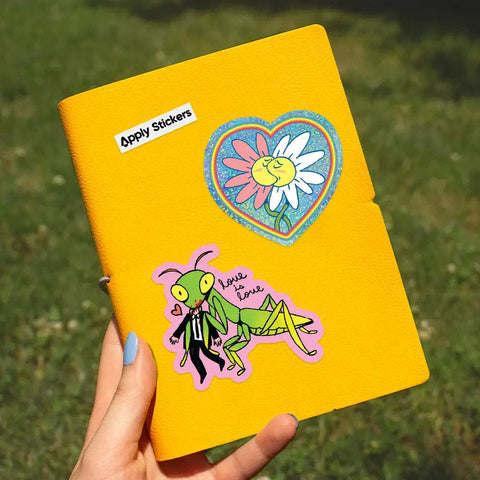 Love is Love Mantis by Apply - Die-Cut Sticker (feminishm)