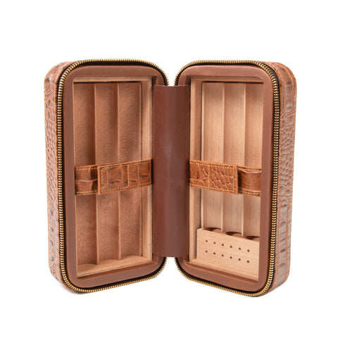 Dean Croco Cigar Travel Humidor Case - Mint Museum Store