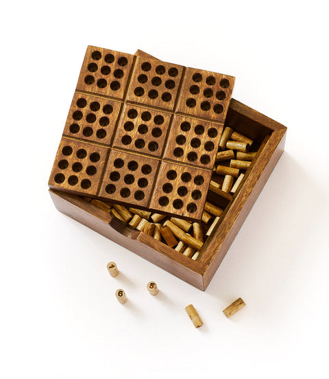 Sudoku Wooden Peg Game Set