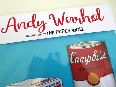 Andy Warhol Inspired Magnet Set | Limited Edition.