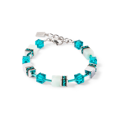 Iconic Bracelet Silver Green (Teal)