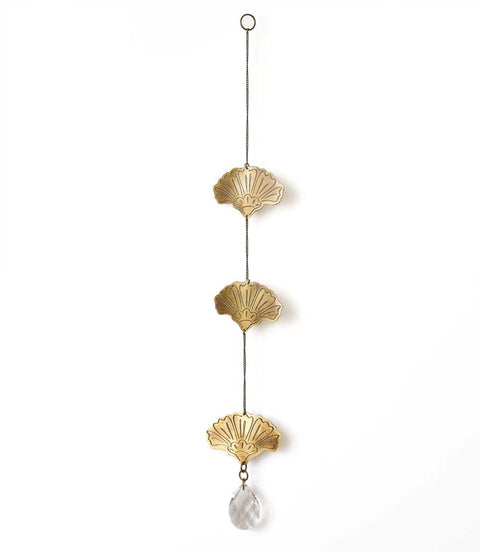 Surya Engraved Brass Suncatcher