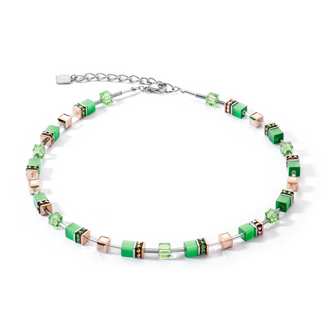 GEOCUBE Iconic Monochrome Necklace Green