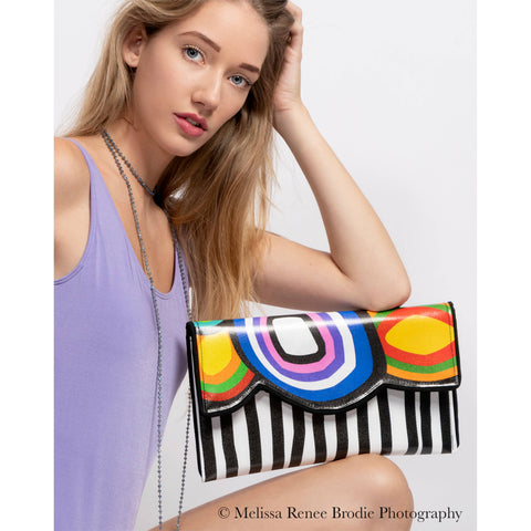 Pop Rocks Crossbody Clutch Bag - Handmade in USA