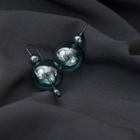 Scoop Earrings Aqua
