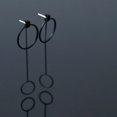 Oopsy Earrings Black