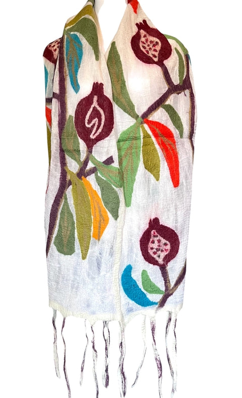 Pomegranate Tree Scarf