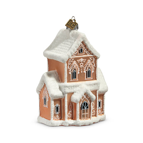 4.75" Gingerbread Manor Ornament