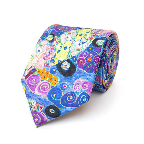 Klimt Blue Virgin Tie