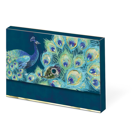 Peacock Brooch Notecard Set