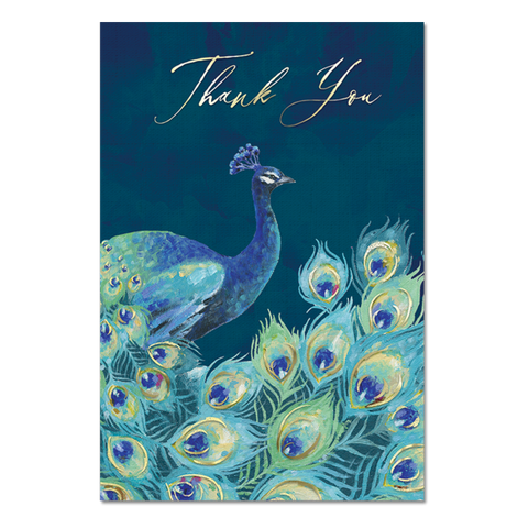 Peacock Brooch Notecard Set