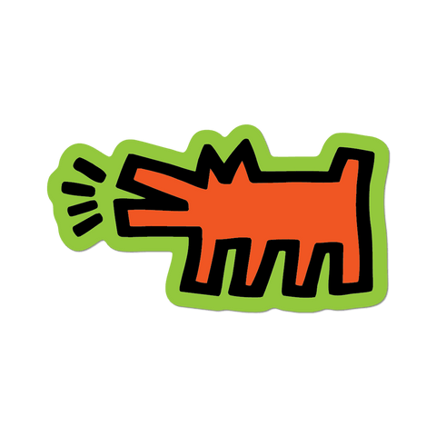 Barking Pop Shop Dog by Keith Haring - Die-Cut Sticker - Mint Museum Store
