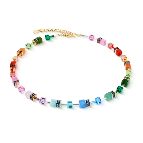 GeoCUBE Iconic Precious necklace Rainbow