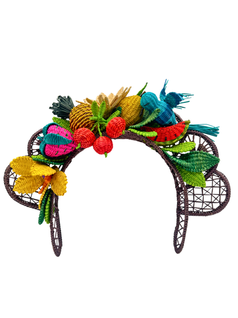 Iraca Toquilla Crown multi Flora and Fruit