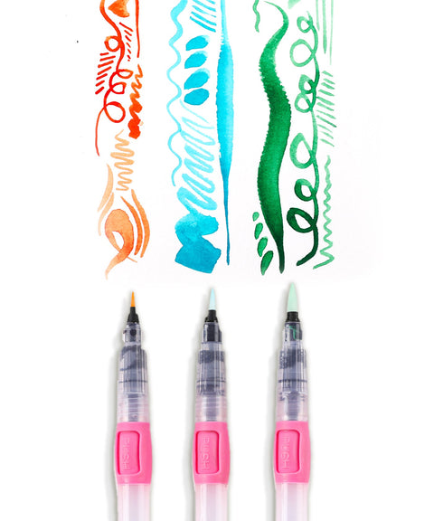 Premium Water Brush Pen Set of 3