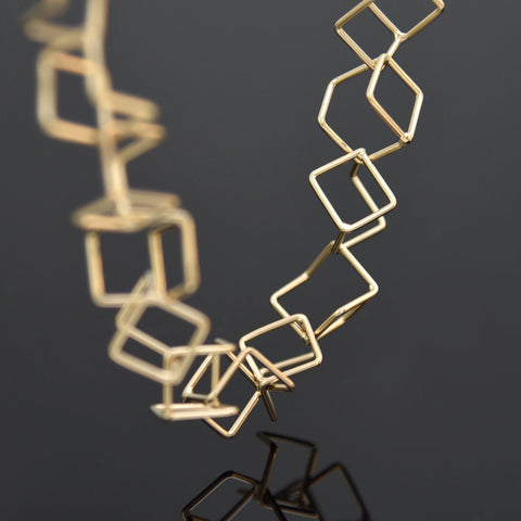 Maze Bracelet Gold
