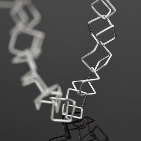 Maze Bracelet Silver