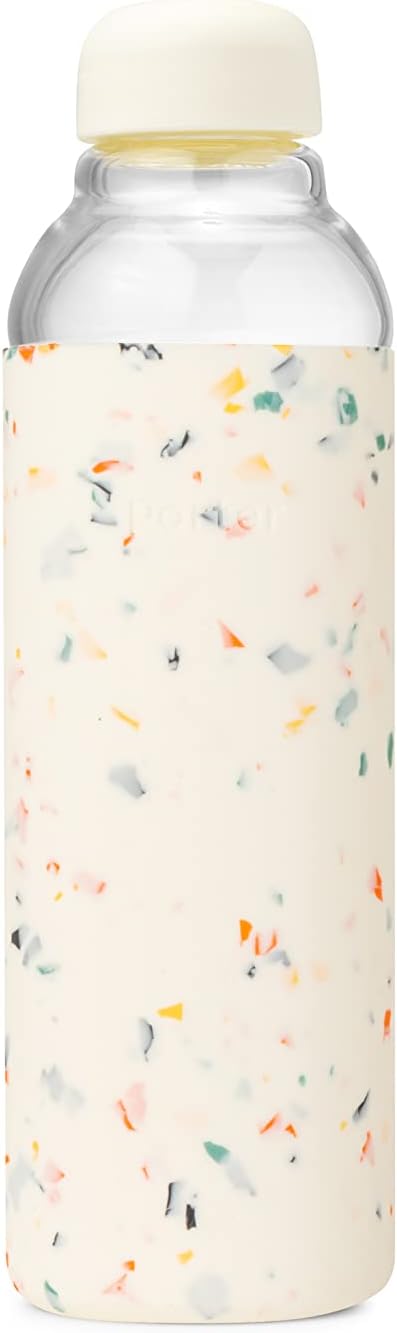 Porter Water Bottle Terrazzo Cream