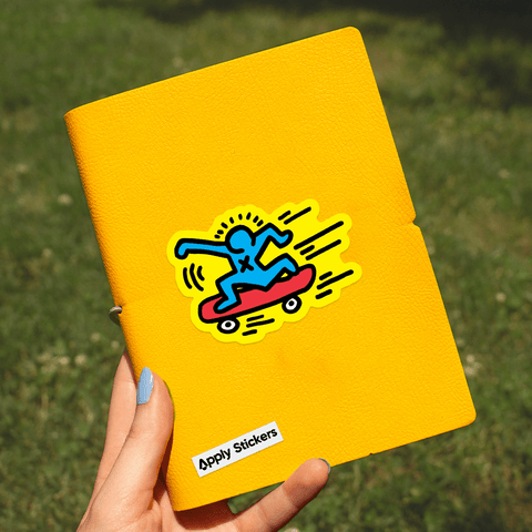 Skater by Keith Haring - Die-Cut Sticker - Mint Museum Store