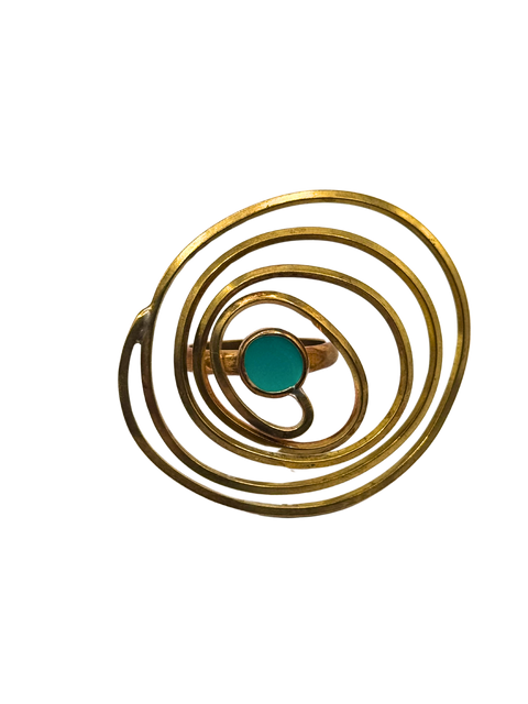 Round Spiral Ring