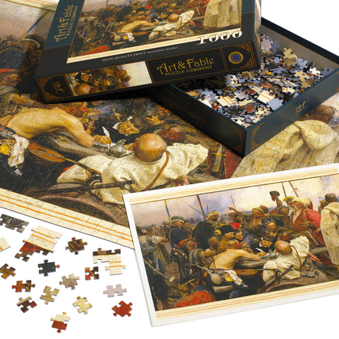 Reply of the Cossacks, 1000-pc Velvet-Touch Puzzle