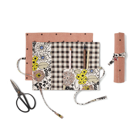 Polka Dot Roll Up Pouch
