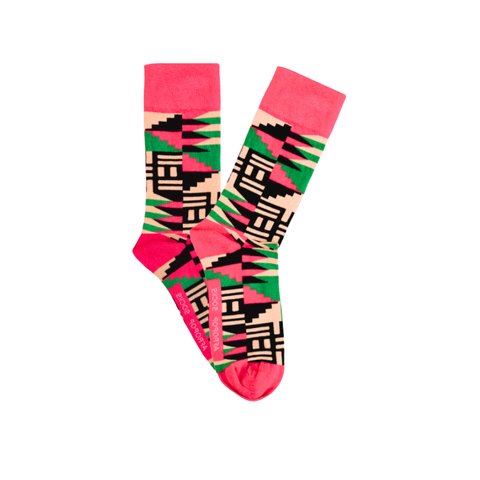 Scholar Socks Pink - Mint Museum Store