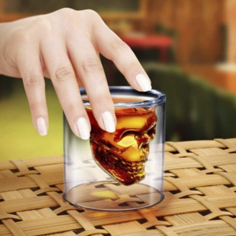 Doomed Skull Shot Glass