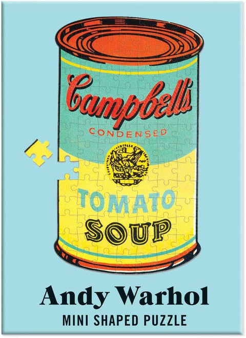 Mini Andy Warhol Campbell's Soup Shaped Puzzle