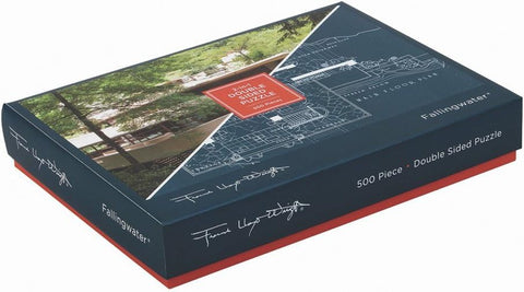 2 Sided Frank Lloyd Wright Fallingwater Puzzle