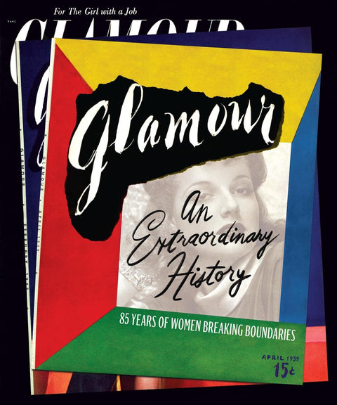 Glamour magazine cover celebrating 85 years of women breaking boundaries