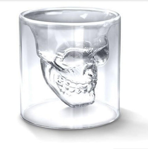 Doomed Skull Shot Glass