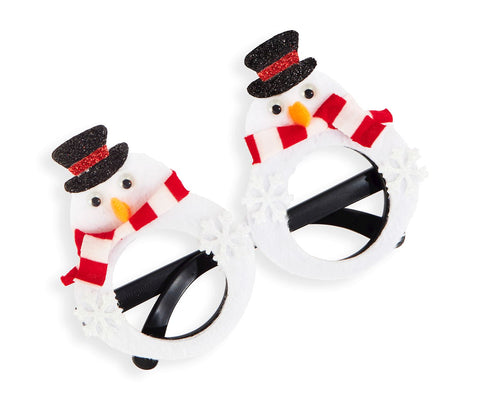 Holiday Snowman Glasses