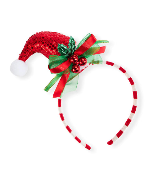 Christmas Headband with Santa Hat