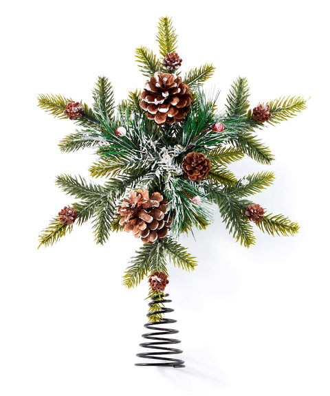 Pinecone and Berry Tree Topper